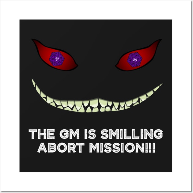 The GM is Smilling Wall Art by oyshopping